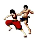 luffy gear 5 tattoo design idea