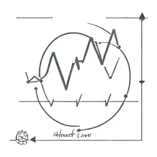 Heartbeat Line: The design starts with a heartbeat line, symbolizing life and connection. It begins with a small heart,  tattoo design idea