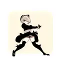 2B Nier Automata tattoo design idea