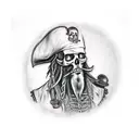 Blackbeard the Pirate tattoo design idea