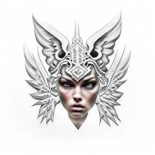 female army ranger tattoo design idea
