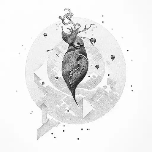 heartbeat with wife name tattoo design idea