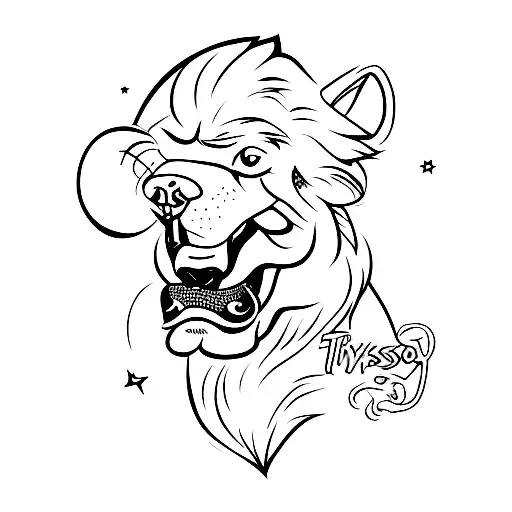 the name tyson 222 tattoo design idea