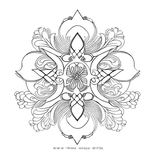 222 Tyson Snowdrop tattoo design idea