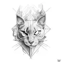 Broken vase tattoo design idea