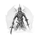 dark souls tattoo design idea