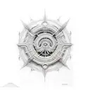 malenia from elden ring tattoo design idea