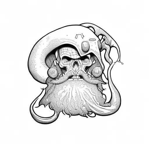 hermit tattoo design idea
