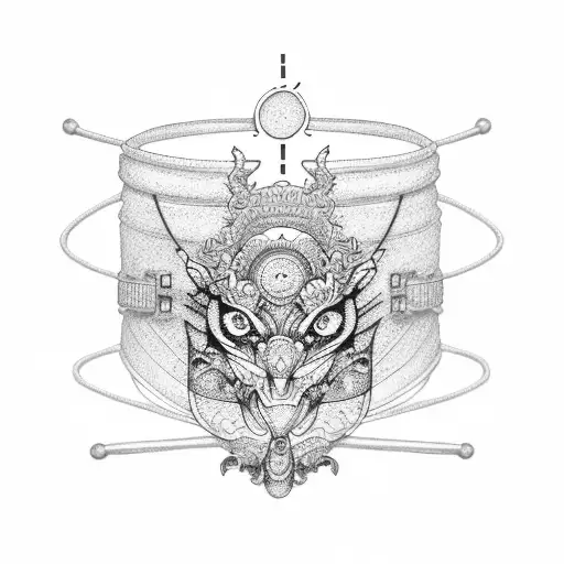 bracelet music tattoo design idea