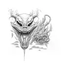i dont know what's got its teeth in me but im about to bite back in anger tattoo design idea