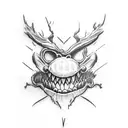 i dont know what's got its teeth in me but im about to bite back in anger tattoo design idea
