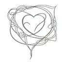 keltic unconditional love tattoo design idea