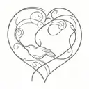 keltic unconditional love tattoo design idea