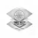 this text: "2 Samuel 22:33" tattoo design idea