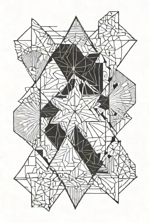 anxiety and depression tattoo design idea