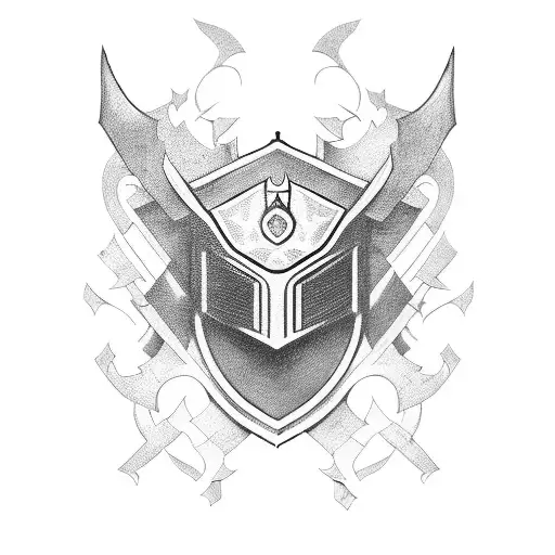 knight  tattoo design idea