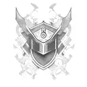 knight  tattoo design idea