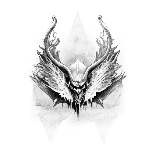 devil Wing tattoo design idea