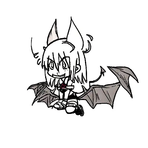 devil Wing tattoo design idea