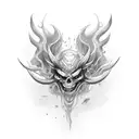 devil Wing tattoo design idea