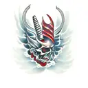 devil Wing tattoo design idea