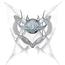 manta raya tattoo design idea