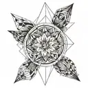 Design a fine-line upper arm/shoulder tattoo with 10 important people and 5 moments. Flexible style to add new elements  tattoo design idea