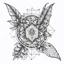 Design a fine-line upper arm/shoulder tattoo with 10 important people and 5 moments. Flexible style to add new elements  tattoo design idea