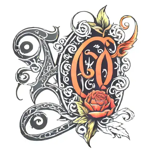 Ambigram tattoo art tattoo design idea