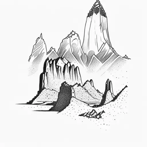 Moai, Torres del Paine, vía láctea, Volcán Licancabur, lago titicaca, Burj Khalifa, Preikestolen, Machupichu tattoo design idea
