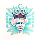 Queen's Crown tattoo design idea