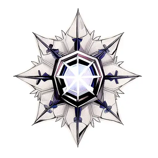 silver fox tattoo design idea