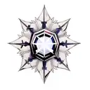 silver fox tattoo design idea