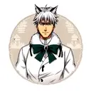 silver fox tattoo design idea