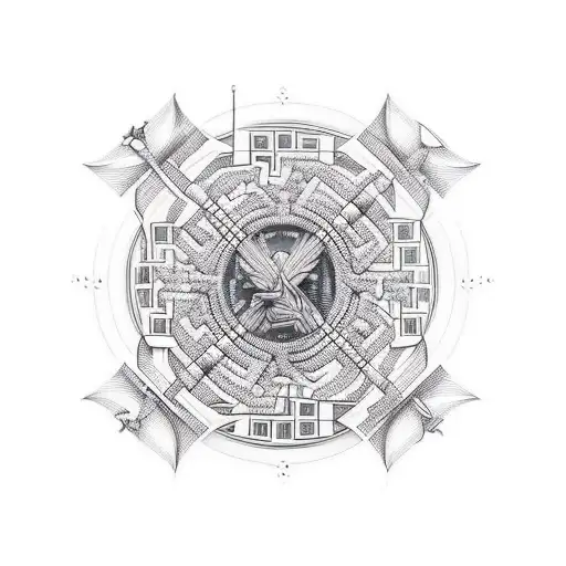 crossword puzzle tattoo design idea