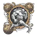 Sisyphus tattoo design idea