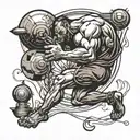 Sisyphus tattoo design idea