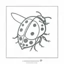 ladybug tattoo design idea