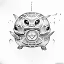 turtwig tattoo design idea