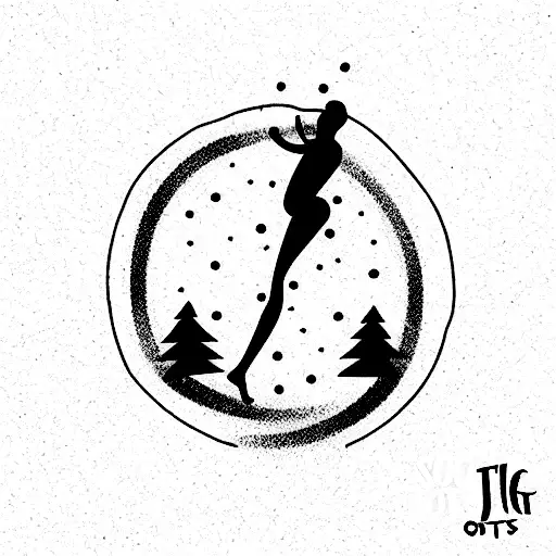 so it goes (positive coming to terms) circle letting go  no mind let things take their course calmness presence one day  tattoo design idea