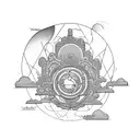 so it goes (positive coming to terms) circle letting go  no mind let things take their course calmness presence one day  tattoo design idea