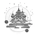 so it goes (positive coming to terms) circle letting go  no mind let things take their course calmness presence one day  tattoo design idea