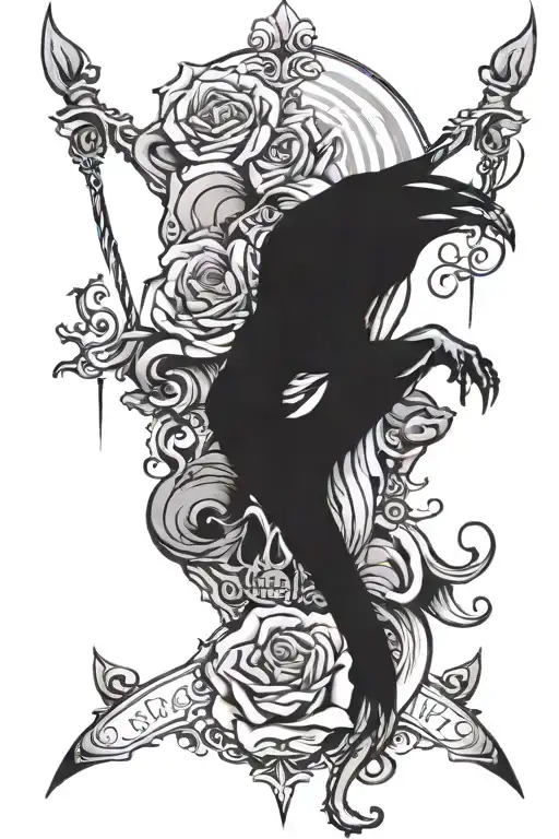 Tattoo about loneliness, disloyalty, indifference and strength tattoo design idea