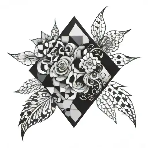 Patchwork  tattoo design idea