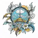 the weather tattoo design idea