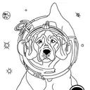 Pluto is my dogs name, pluto planet orbit tattoo design idea