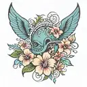 ohana means family tattoo design idea