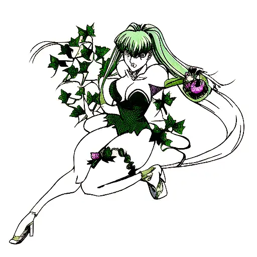 poison ivy  tattoo design idea