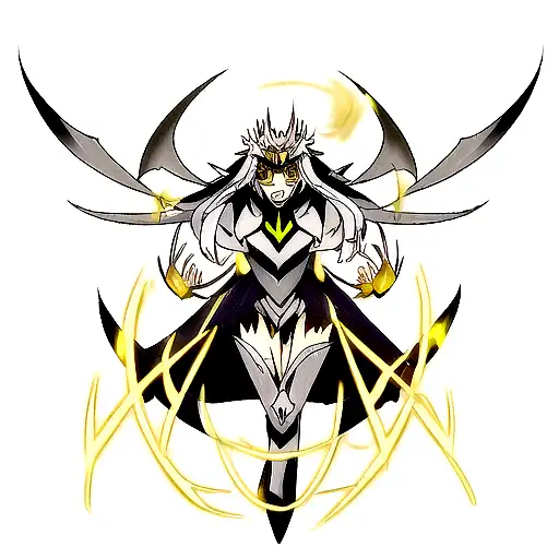 Albedo from overlord tattoo design idea