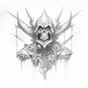 Albedo from overlord tattoo design idea